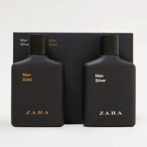 ZARA MAN GOLD + ZARA MAN SILVER EDT 100 ML (3.4 FL. OZ).