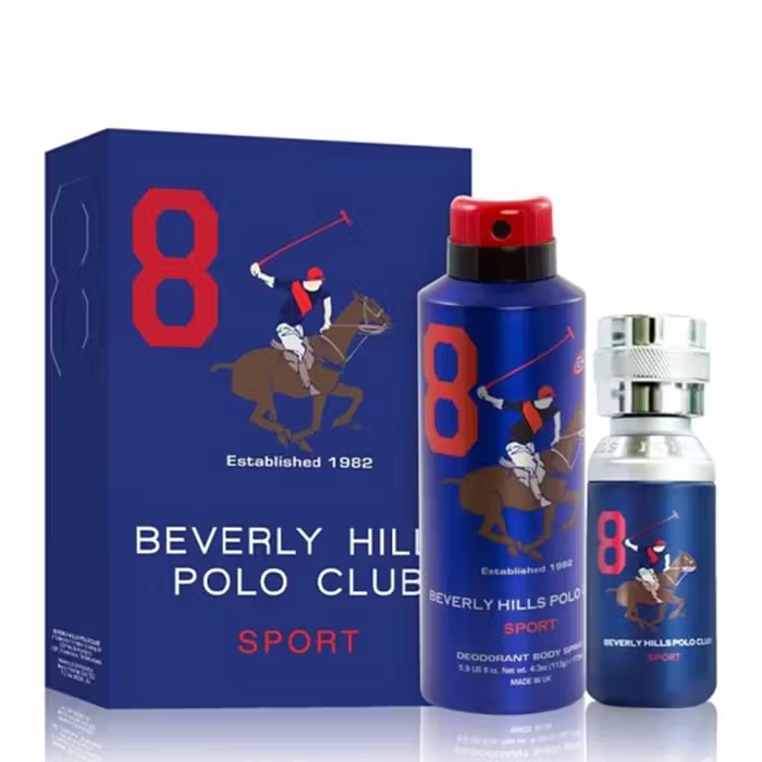 Beverly Hills Polo Club 8 Eau De Toilette Gift Set