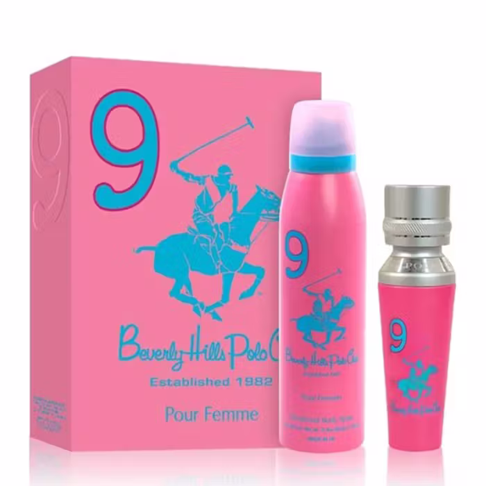 Beverly Hills Polo Club 9 Eau De Parfum Gift Set