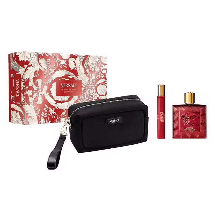 Versace Eros Flame Eau De Parfum 100ml Gift Set