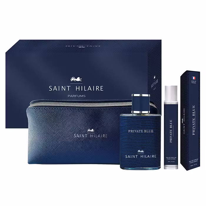 Saint Hilaire PRIVATE BLUE Eau De Parfum 100ml Gift Set