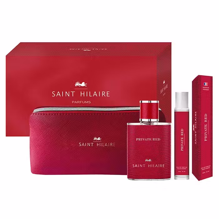 Saint Hilaire PRIVATE RED Eau De Parfum 100ml Gift Set