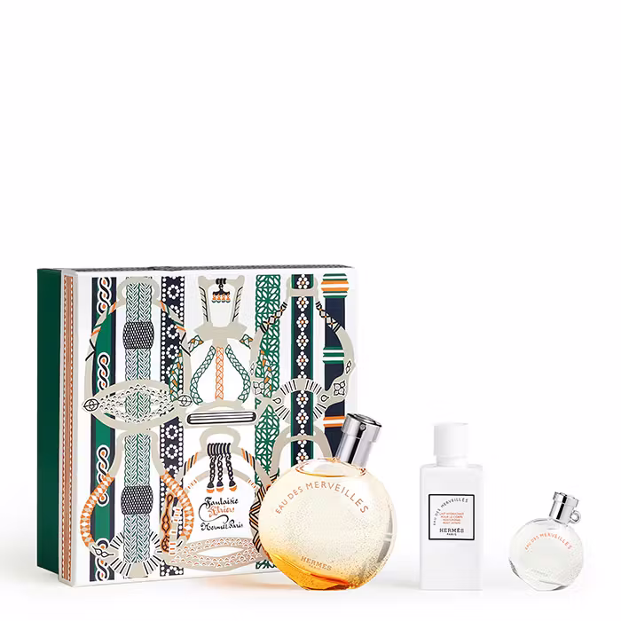 HERMÈS EAU DES MERVEILLES Eau De Toilette 50ml Gift Set