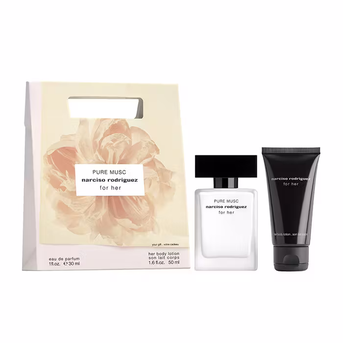 Narciso Rodriguez FOR HER PURE MUSC Eau De Parfum 30ml Gift Set
